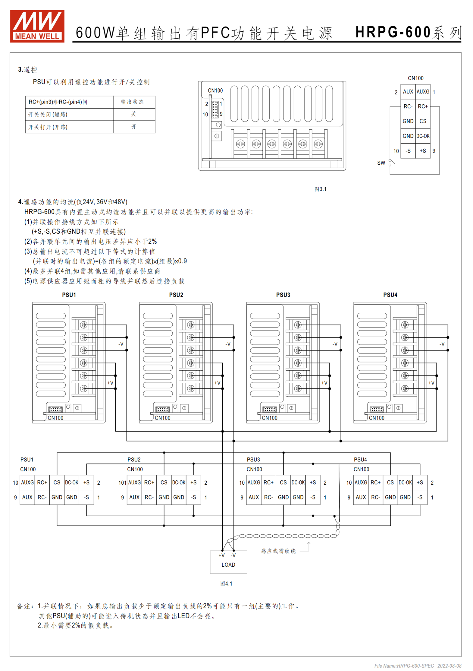 HRPG-600-3.3、HRPG-600-5、HRPG-600-7.5、HRPG-600-12、HRPG-600-15、HRPG-600-24、HRPG-600-36、HRPG-600-48