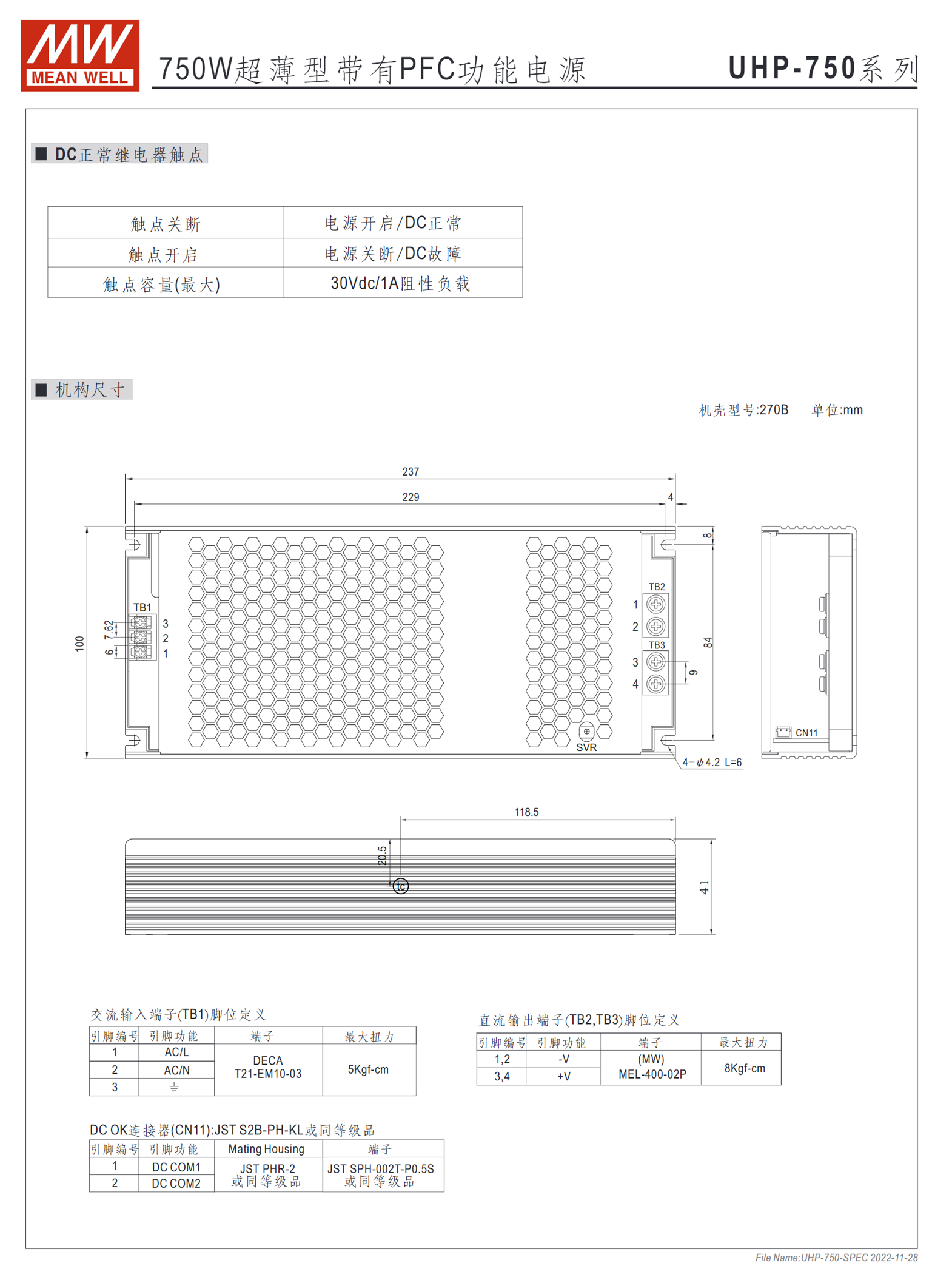 UHP-750-12、UHP-750-24、UHP-750-36、UHP-750-48