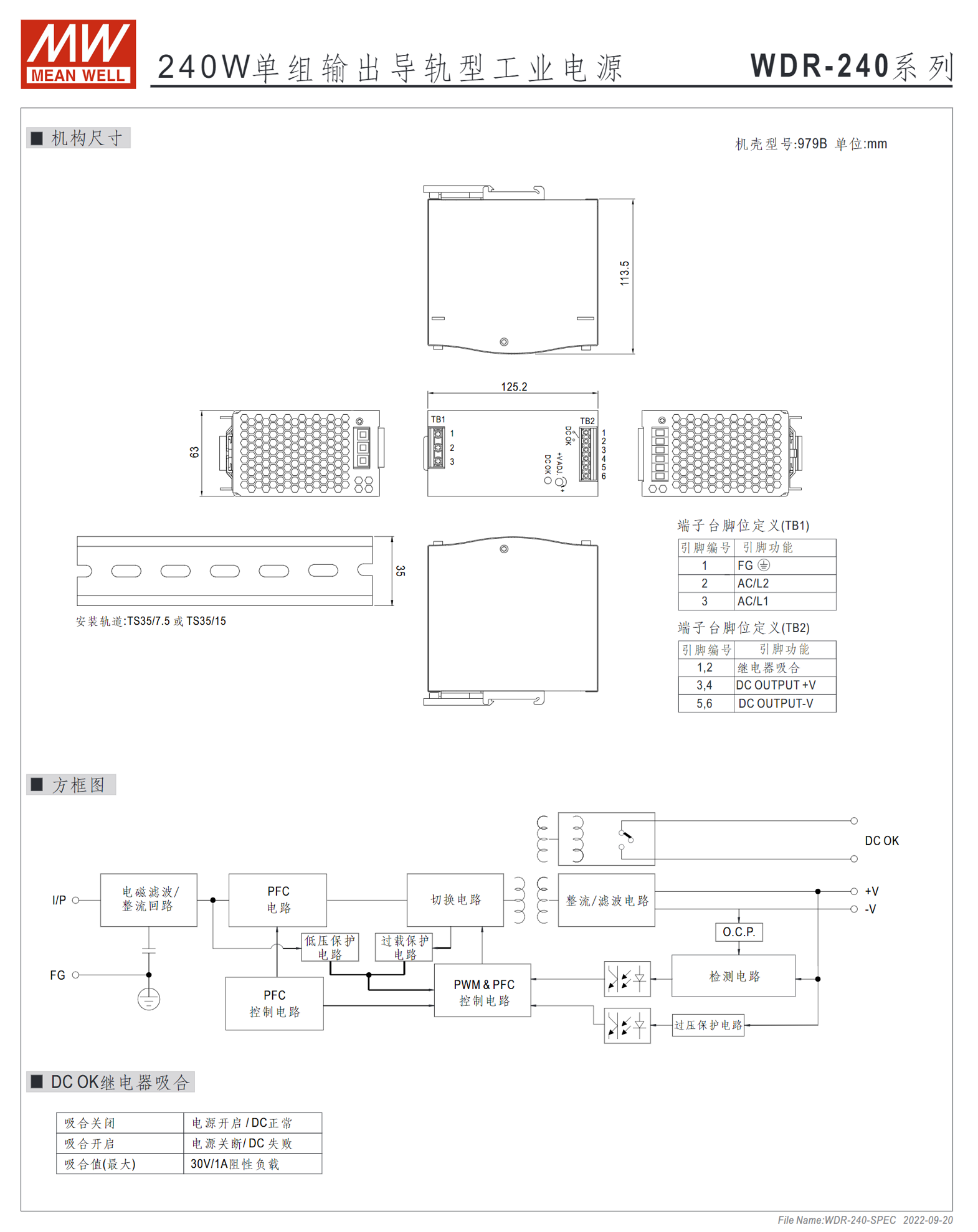 WDR-240-24、WDR-240-48